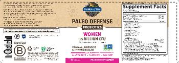 Garden Of Life Paleo Defense Women - probiotic supplement