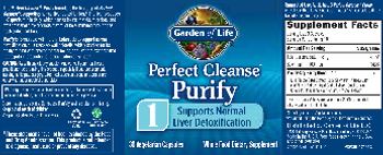 Garden Of Life Perfect Cleanse Purify - whole food supplement