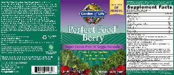 Garden Of Life Perfect Food Berry Super Green Fruit & Veggie Formula - whole food supplement