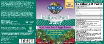 Garden Of Life Perfect Food Berry - whole food supplement