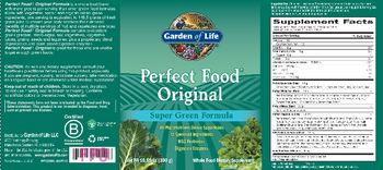 Garden Of Life Perfect Food Original - whole food supplement
