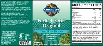 Garden Of Life Perfect Food Original - whole food supplement