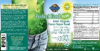 Garden Of Life Perfect Food RAW Raw Organic Green Super Food - raw whole food supplement