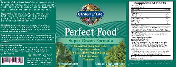 Garden Of Life Perfect Food Super Green Formula - whole food supplement