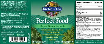 Garden Of Life Perfect Food Super Green Formula - whole food supplement