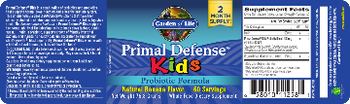 Garden Of Life Primal Defense Kids Probiotic Formula - whole food supplement