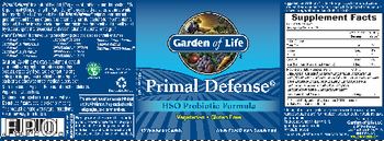 Garden Of Life Primal Defense Primal Defense HSO Probiotic Formula - whole food supplement