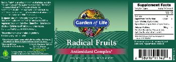 Garden Of Life Radical Fruits - whole food supplement