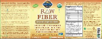 Garden Of Life Raw Fiber Beyond Organic Fiber - raw food supplement