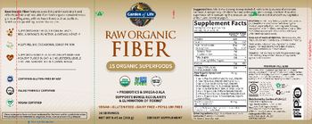 Garden Of Life Raw Organic Fiber - supplement