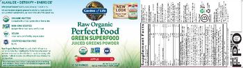 Garden Of Life Raw Organic Perfect Food Apple - whole food supplement