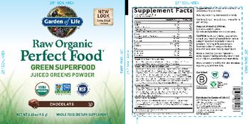 Garden Of Life Raw Organic Perfect Food Chocolate - whole food supplement