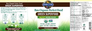 Garden Of Life Raw Organic Perfect Food Chocolate Cacao - whole food supplement