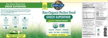 Garden Of Life Raw Organic Perfect Food Green Superfood Juiced Greens Powder Original - whole food supplement
