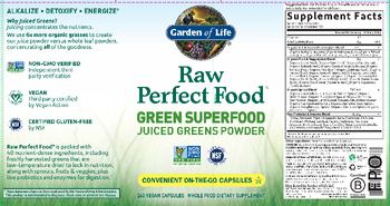 Garden Of Life Raw Perfect Food - whole food supplement