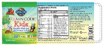 Garden Of Life Vitamin Code Kids Yummy Cherry Berry - whole food supplement