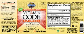 Garden Of Life Vitamin Code Raw Vitamin C - raw food supplement