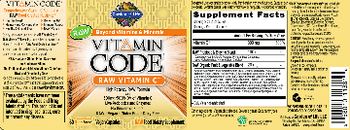 Garden Of Life Vitamin Code RAW Vitamin - raw food supplement