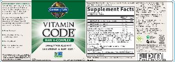 Garden Of Life Vitamin Code Vitamin Code Raw K-Complex - supplement
