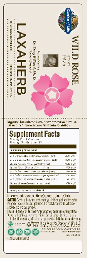 Garden Of Life Wild Rose Laxaherb - herbal supplement