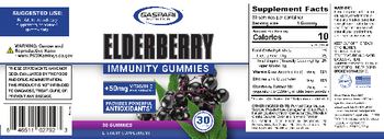 Gaspari Nutrition Elderberry Immunity Gummies - supplement