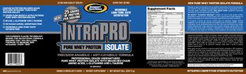 Gaspari Nutrition IntraPro Double Chocolate Flavor - supplement