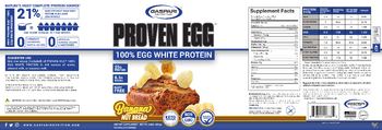 Gaspari Nutrition Proven Egg 100% Egg White Protein Banana Nut Bread - supplement