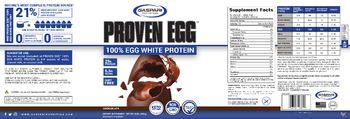 Gaspari Nutrition Proven Egg 100% Egg White Protein Chocolate - supplement