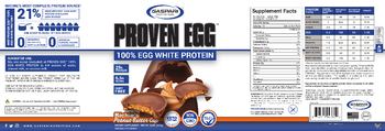 Gaspari Nutrition Proven Egg 100% Egg White Protein Richie's Peanut Butter Cup - supplement