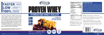 Gaspari Nutrition Proven Whey Blueberry Cobbler - supplement