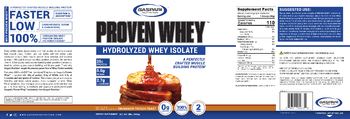 Gaspari Nutrition Proven Whey Cinnamon French Toast - supplement