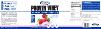 Gaspari Nutrition Proven Whey Straberries & Cream - supplement