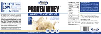 Gaspari Nutrition Proven Whey Vanilla Ice Cream - supplement