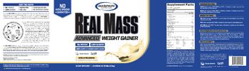 Gaspari Nutrition Real Mass Vanilla Milkshake - supplement