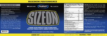 Gaspari Nutrition SizeOn Lemon Ice - supplement