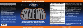Gaspari Nutrition SizeOn Orange Cooler - supplement