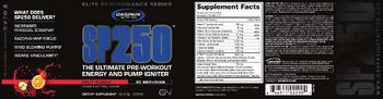 Gaspari Nutrition SP250 Fruit Punch - supplement