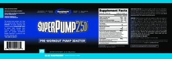 Gaspari Nutrition SuperPump 250 Blue Raspberry - supplement