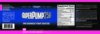 Gaspari Nutrition SuperPump 250 Country Life Pink Lemonade - supplement