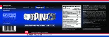 Gaspari Nutrition SuperPump 250 Rainbow Italian Ice - supplement