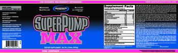 Gaspari Nutrition SuperPump MAX Pink Lemonade - supplement