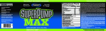 Gaspari Nutrition SuperPump MAX Sour Apple Candy - supplement