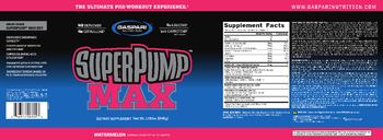 Gaspari Nutrition SuperPump MAX Watermelon - supplement