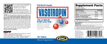 Gaspari Nutrition Vasotropin - supplement