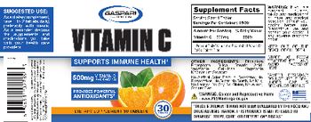 Gaspari Nutrition Vitamin C 500 mg - supplement