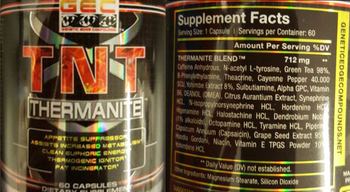 GEC Genetic Edge Compounds TNT Thermanite - supplement