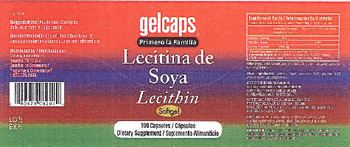 Gelcaps Primero La Familia Lecitina De Soya Lecithin - supplement