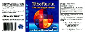 Gematria Riboflavin - laser energized supplement