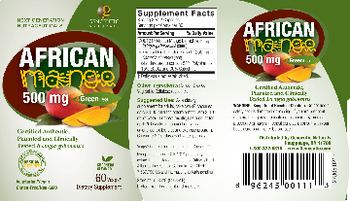 Genceutic Naturals African Mango & Green Tea 500 mg - supplement