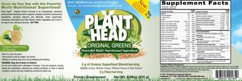 Genceutic Naturals Plant Head Original Greens - supplement